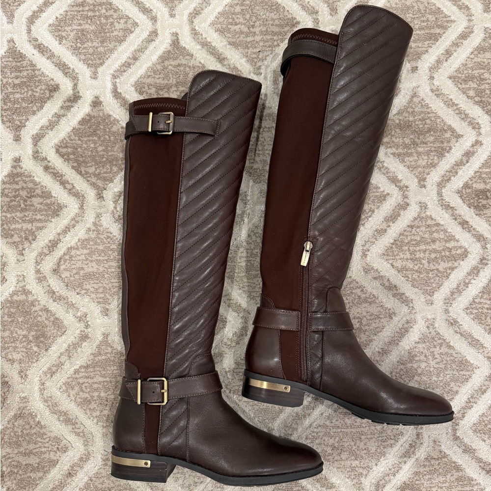 Vince Camuto Brown Panyma Riding Boots/Women/ Size 7.5/ Like New